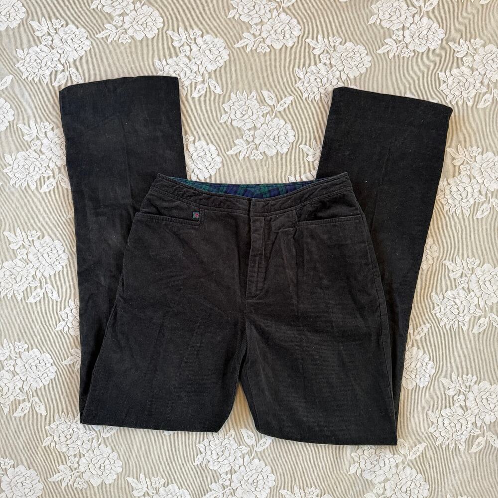 Vintage Ralph Lauren Black Corduroy Pants Size 2